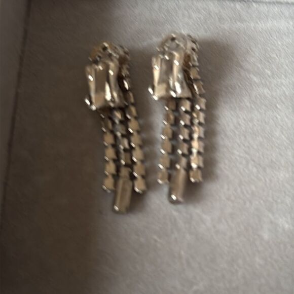 Vintage rhinestone clips - Picture 3 of 3